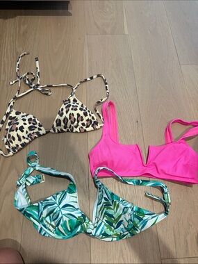 Bundle of Bikini Tops (aerie and shade/shore)